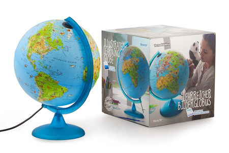 Globus 250 fizyczny polityczny podświetlany Safari (nie zawiera booklet)