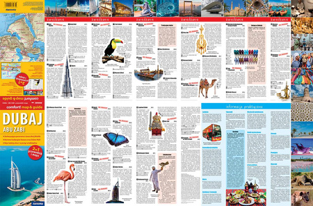 Dubaj i Abu Zabi map&guide PL laminat 2023