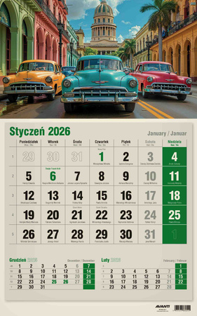 Kalendarz 2026 KTJEKO 1szt.mix
