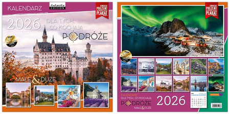 Kalendarz 2026 classic Podróże