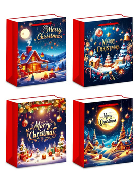 Torebki prezentowe BN 12 sztuk mix wzorów WK 22415 S