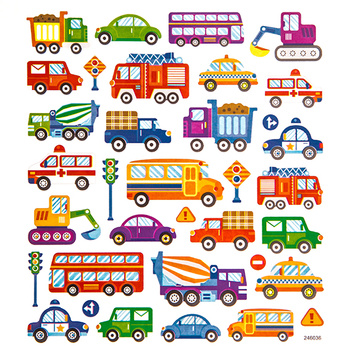 Naklejki Pojazdy Służb Miejskich 35 szt.