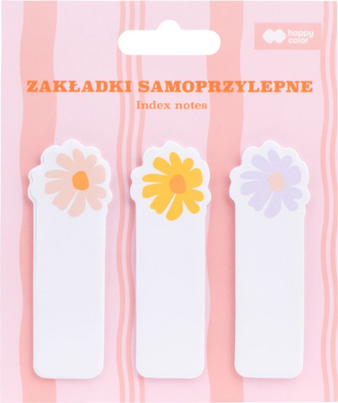 Zakładki samoprzylepne BLOOM-Kwiatki Happy Color 3 szt.