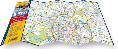 Kraków plan centrum 1:20 000 laminat mini 2023