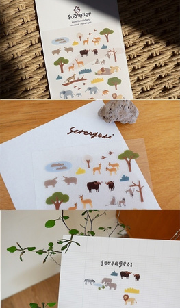 Naklejki ozdobne Zwierzęta Serengeti