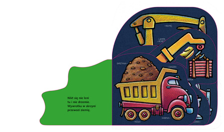 Snów kolorowych, placu budowy. Co robią maszyny?