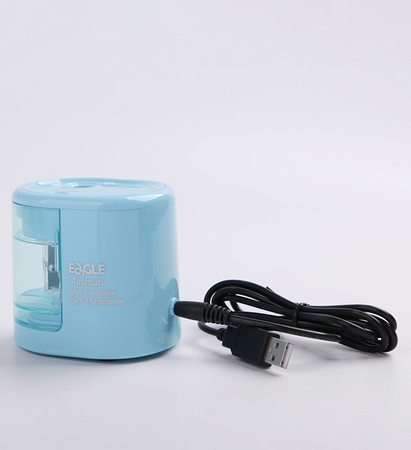 Temperówka na baterie dwuotworowa niebieska EAGLE EG-5161USB