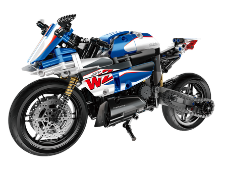 Klocki iM.Master Ścigacz niebieski 542 elementy