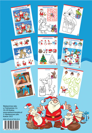 Koloruję i rozwiązuję Święta z Mikołajem