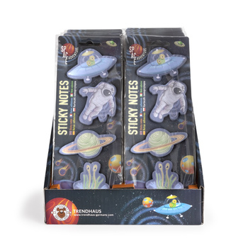 Karteczki samoprzylepne Space Adventure  1szt. mix