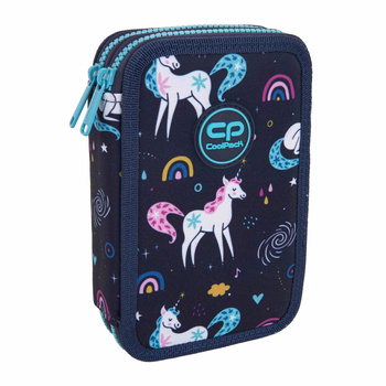 Piórnik podwójny z wyposażeniem Coolpack Jumper 2 Mrs Unicorn