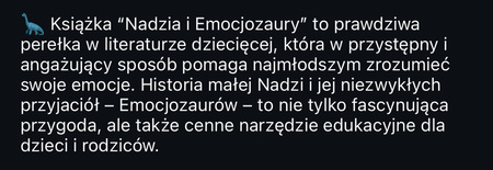 Nadzia i Emocjozaury. Emocjozaury. Tom 1