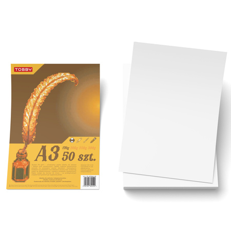 Papier Brystol A3 50 ark.170g
