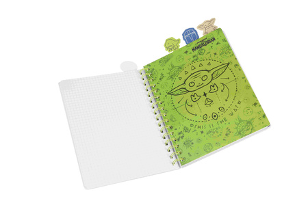 Kołobrulion B5 Disney fashion Mandalorian 100 kartek Disney 1szt. mix