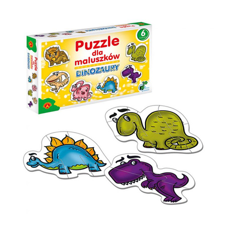 Puzzle dla maluszków dinozaury