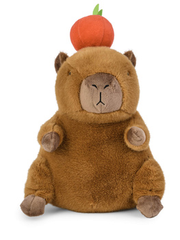 Maskotka Kapibara z jabłkiem 25cm