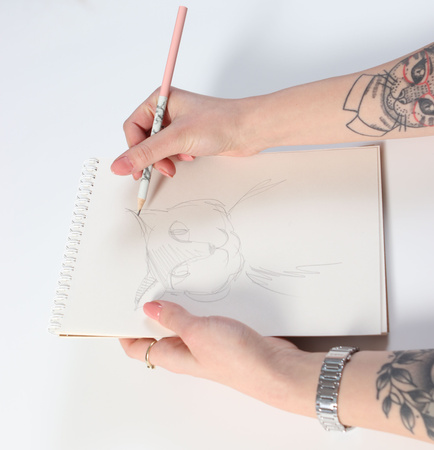 Szkicownik na spirali Niedźwiedź SZ03