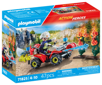 Playmobil Quad straży pożarnej w akcji 71825