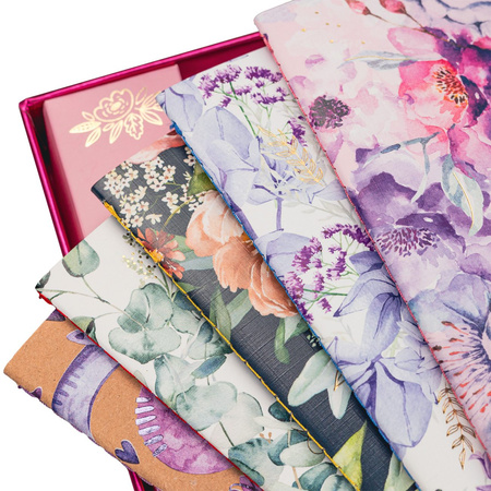 Notesy prezentowe Miłość zestaw 5 szt.