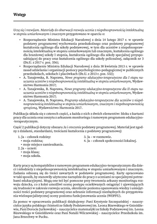 Uczę się i rozwijam karty pracy część 2 materiały do obserwacji rozwoju ucznia z niepełnosprawnością intelektualną w stopniu umiarkowanym i znacznym