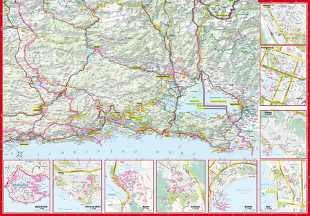 Czarnogóra mapa samochodowo turystyczna 1:275 000 laminat 2024
