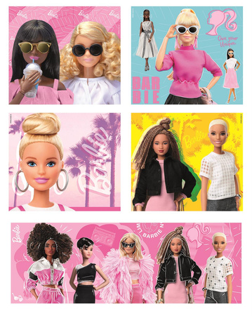 Puzzle 10 w 1 Super Kolor Barbie 20282