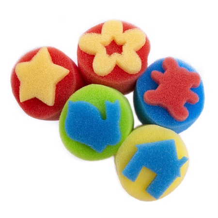 Zestaw farb i stempli A Kidea 11 elementów