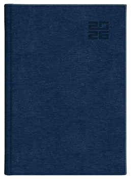 Kalendarz 2026 Aluminium Standard A4 dzienny granat