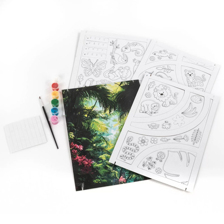 Obraz 3D tajemnice tropików Kidea