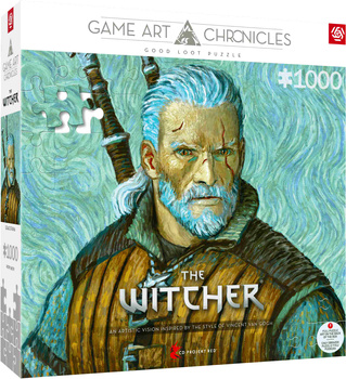 Puzzle 1000 Game Art Chronicles The Witcher Geralt Van Gogh