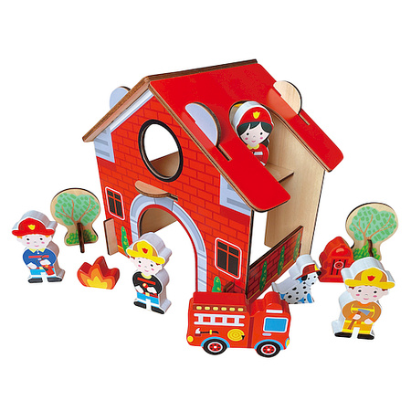 Drewniana Remiza Strażacka SPW84940 AN01