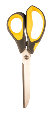 Nożyczki biurowe 8 1/4" żółte