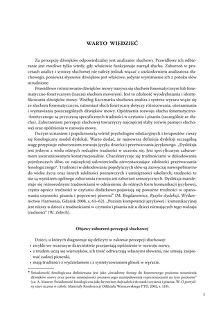 Dyslektyczne ucho książka dla nauczyciela