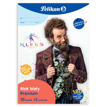 Blok kreatywny biały A4 Kleks Pelikan