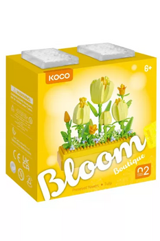 Klocki KOCO kwiaty tulipany 295 elementów