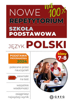 Język polski. Nowe Repetytorium. Szkoła podstawowa. Klasa 7-8 wyd. 2025