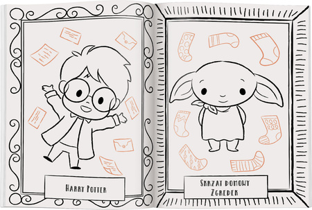 Harry Potter Postacie i Stworzenia kolorowanka CTC-5101