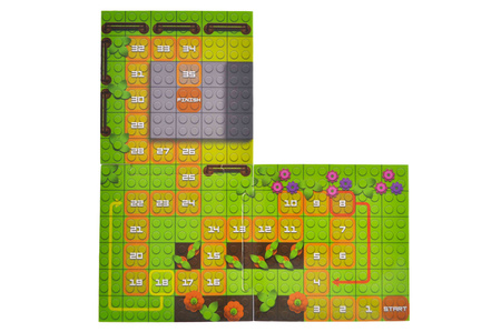 Klocki konstrukcyjne Block&Steps Wesoła farma + Gra planszowa 3w1