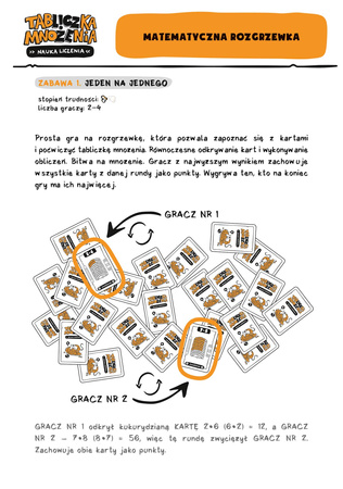 Gra Tabliczka mnożenia Nauka liczenia Zzz zagraj-zrozum-zapamiętaj