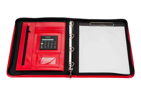 Teczka A4 czerwona na suwak 711