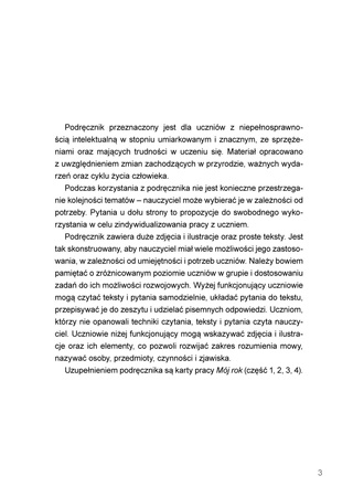 Mój rok Podręcznik dla uczniów z niepełnosprawnością intelektualną