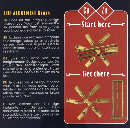 Łamigłówka The Alchemist Brass Recent Toys poziom 3,5/5