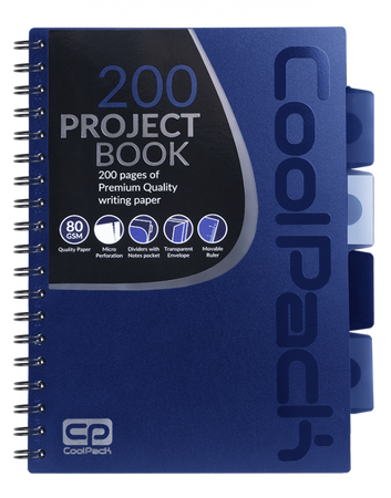 Kołobrulion B5 Coolpack 200 kartek ciemnoniebieski