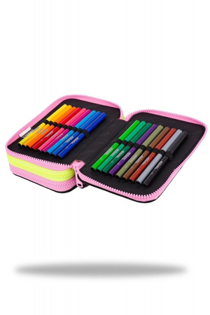 Piórnik 3-komorowy z wyposażeniem Coolpack  Jumper 3 Panda Gang