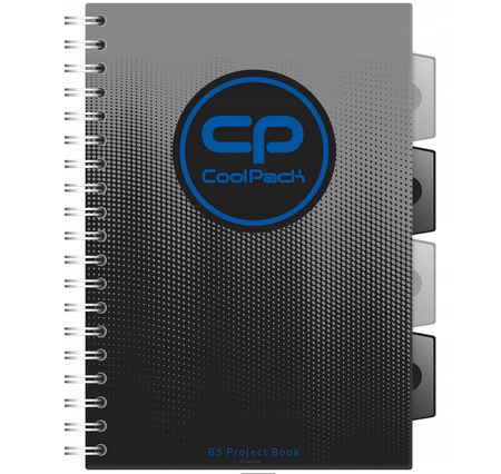 Kołobrulion B5 Coolpack 100 kartek Gradient GREY