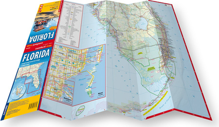 Florida road and tourist map 1:800 000 laminat
