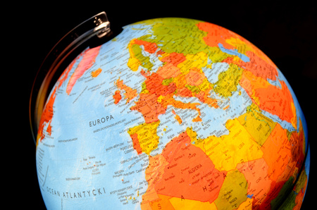 Globus podświetlany fizyczny polityczny 25 cm Rico