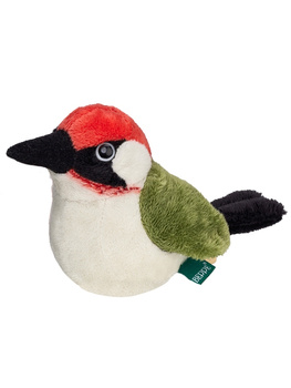 Maskotka ZOO Dzięcioł zielony 13cm