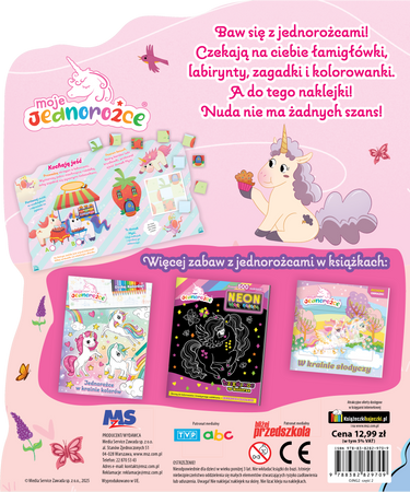 Wesołe harce jednorożców. Moje jednorożce. Przyjaciele z bajki