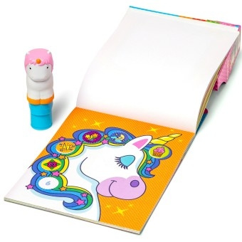 Mellisa&Doug Stempel z naklejkami Jednorożec + książeczka